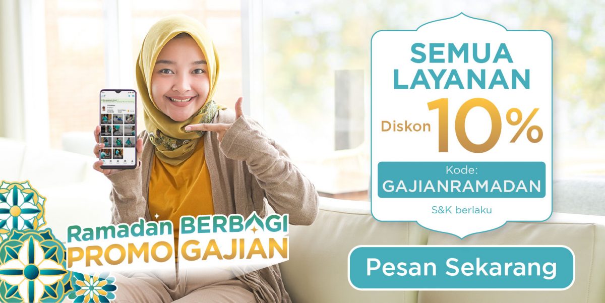 Promo Gajian Maret 2024 Diskon Bersih Rumah Jelang Lebaran Kliknclean